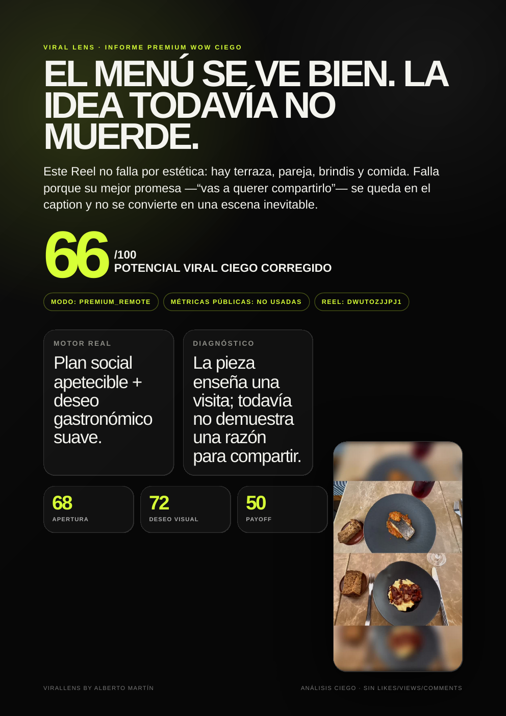 Informe Vilens caso real restaurante página 1