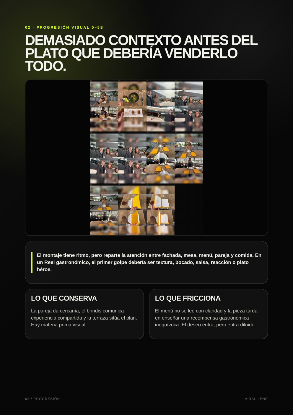 Informe Vilens caso real restaurante página 3